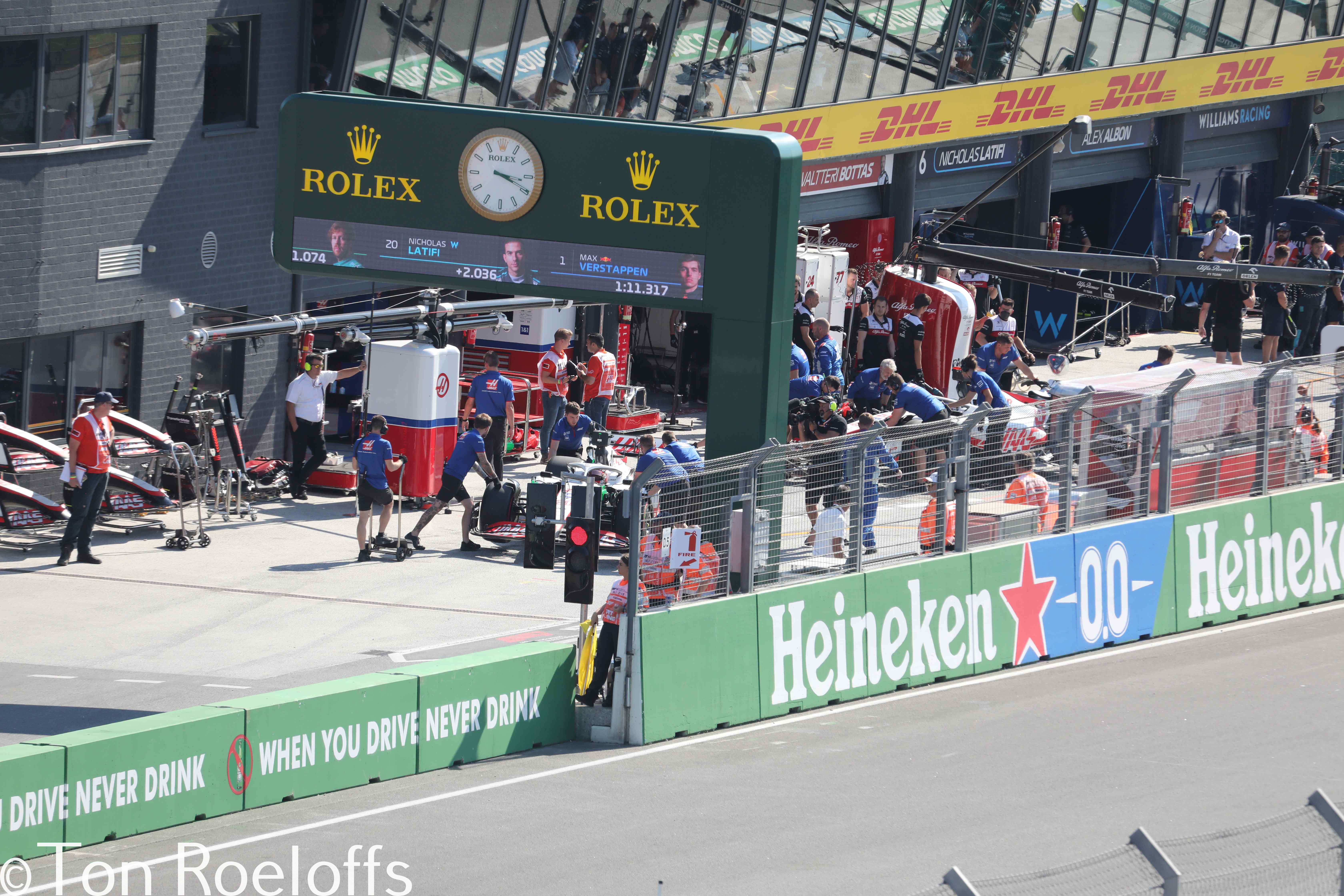 Verstappen pitbox